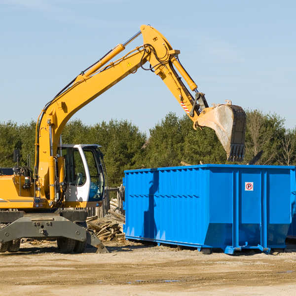 what are the rental fees for a residential dumpster in Garfield Heights